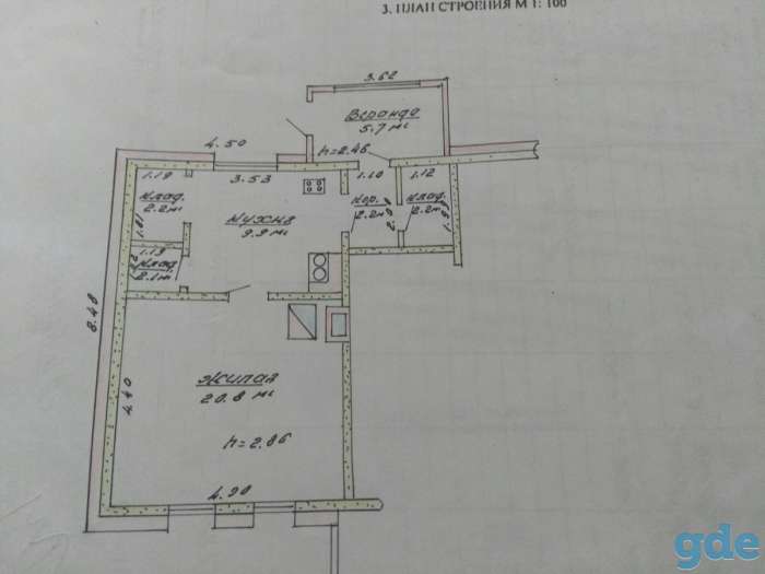 Продам 1-комн.кв-ру в 2-кварт.доме в центре Пружан, фотография 6