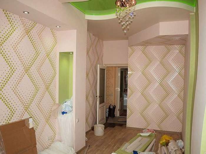 штукатурка, шпатлевка, обои, ламинат, откосы, покраска, потолок, стены., фотография 7
