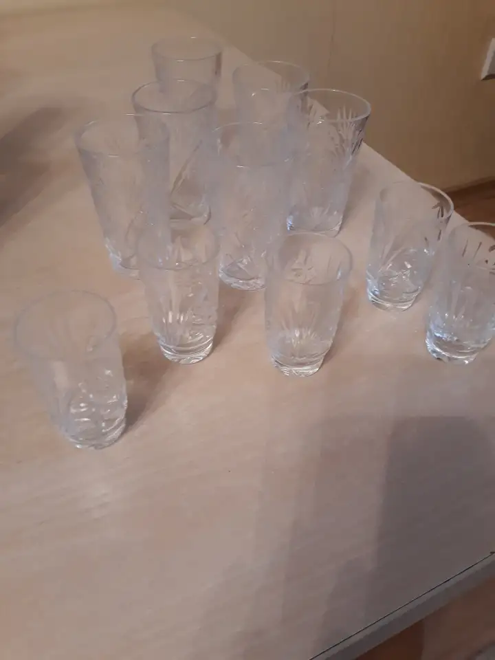 Хрустальные рюмки и бокалы СССР, фотография 1