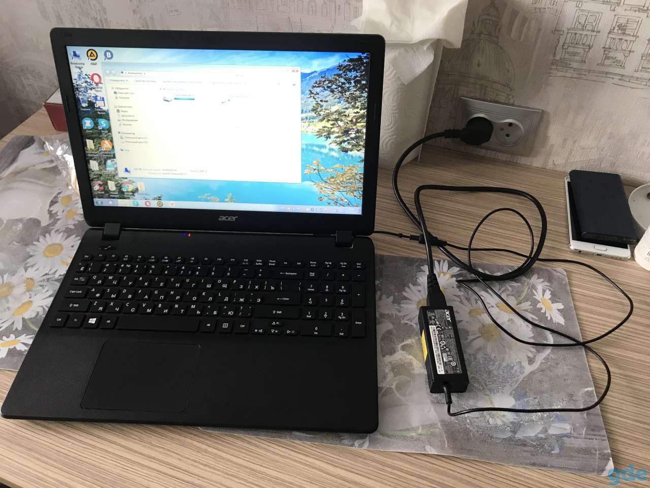 Продам ноутбук ACER в рабочем состоянии, без каких либо проблем, фотография 1