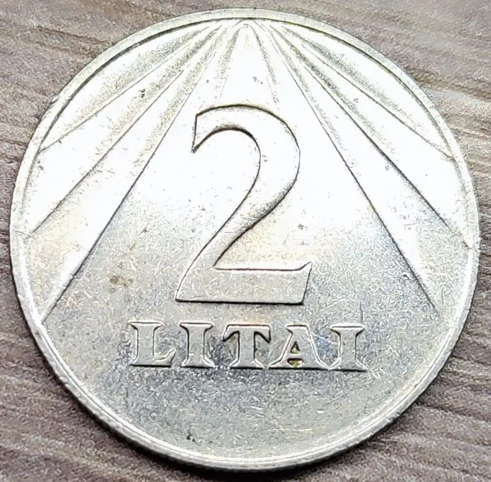 2 лита 1991 (Litai) Литва, фотография 1