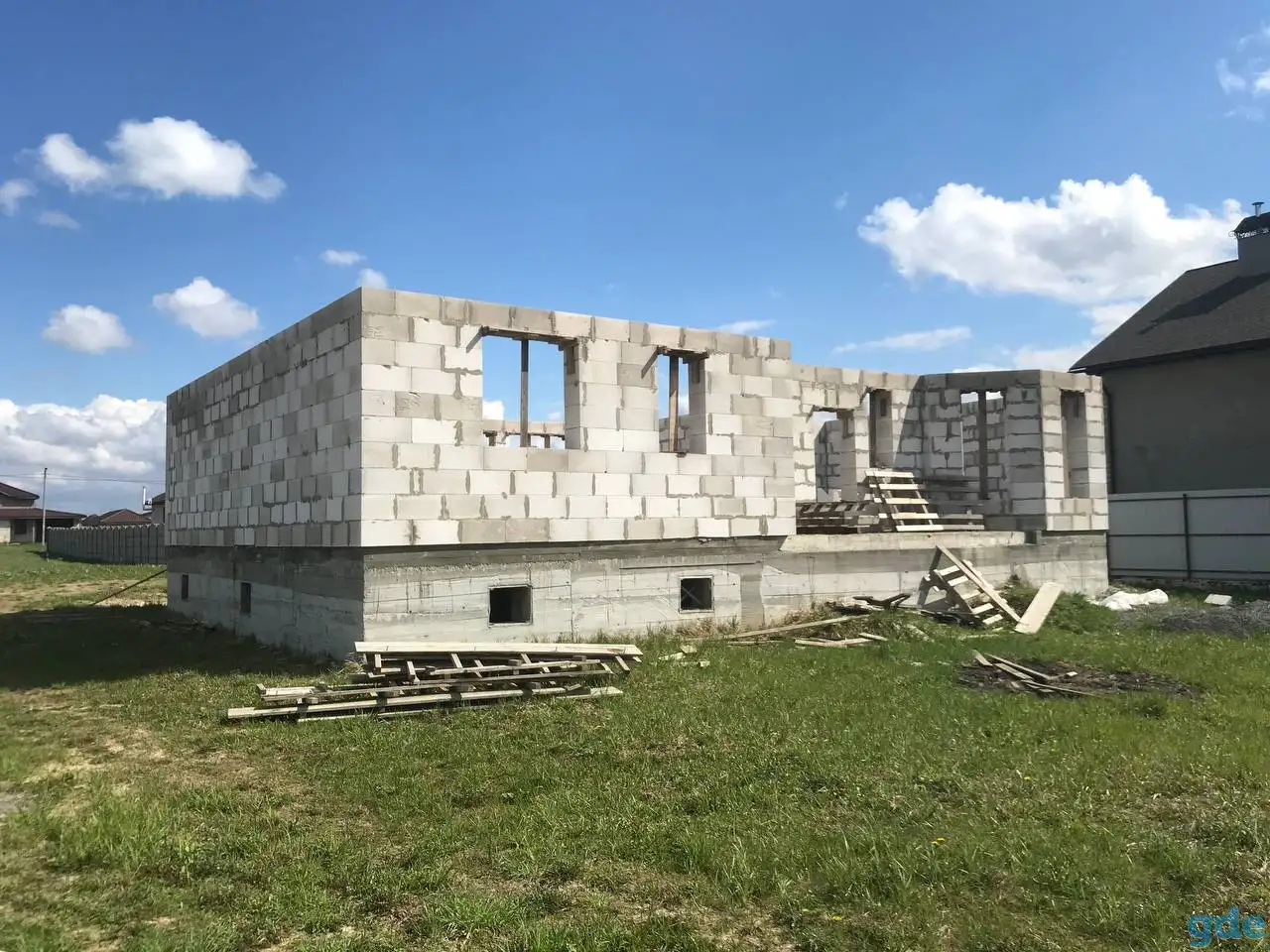 Участок с коробкой, Красный маяк, Покалюбичский с/с, ул.Юбилейная, фотография 2