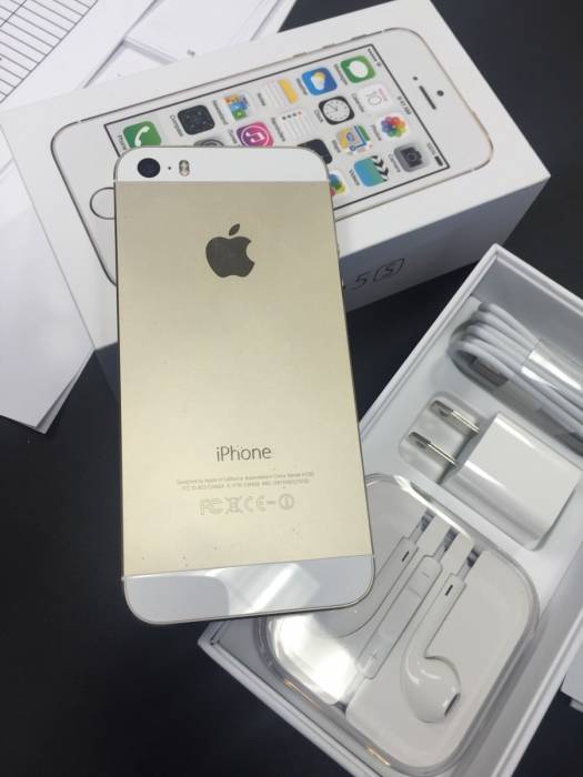 Apple IPhone 5S золото / белый 64Gb русифицирован разблокирован, фотография 1
