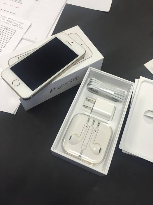 Apple IPhone 5S золото / белый 64Gb русифицирован разблокирован, фотография 3