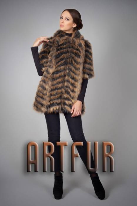 Жакеты, жилеты и шубы из эко-меха ARTFUR, фотография 1