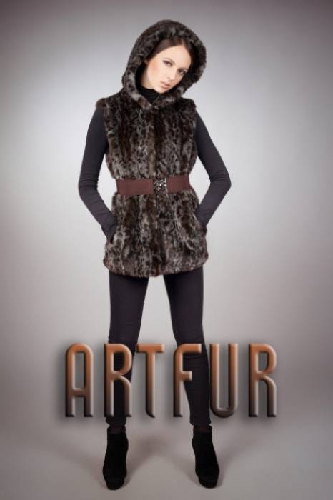 Жакеты, жилеты и шубы из эко-меха ARTFUR, фотография 7