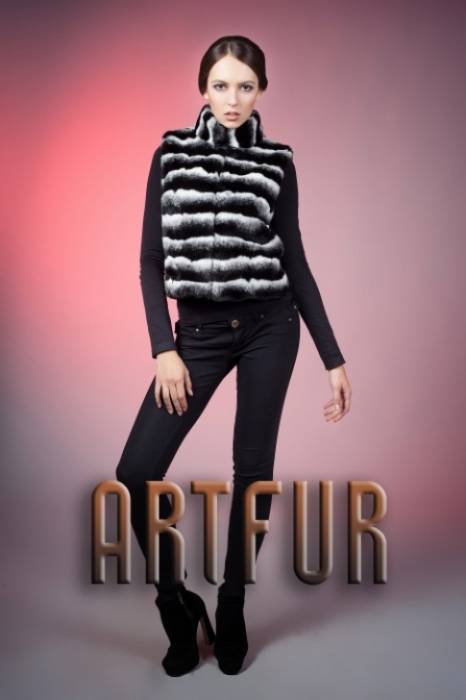 Жакеты, жилеты и шубы из эко-меха ARTFUR, фотография 11