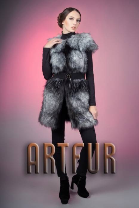 Жакеты, жилеты и шубы из эко-меха ARTFUR, фотография 12