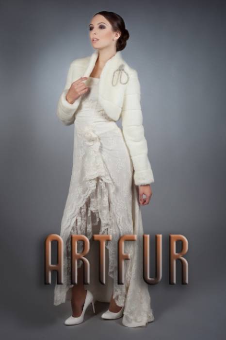 Свадебные шубы, болеро, накидки из эко-меха ARTFUR, фотография 5