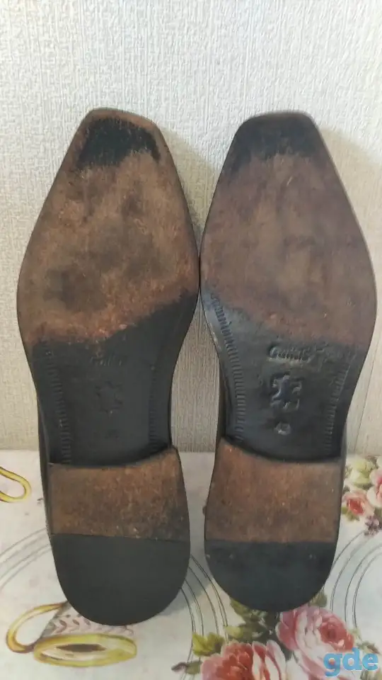 Муж. туфли из натур. кожи. Австрия. 43-43,5 р-р, фотография 9