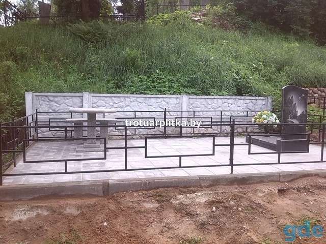 Укладка тротуарной плитки . Бордюрного камня . Благоустройство, фотография 7