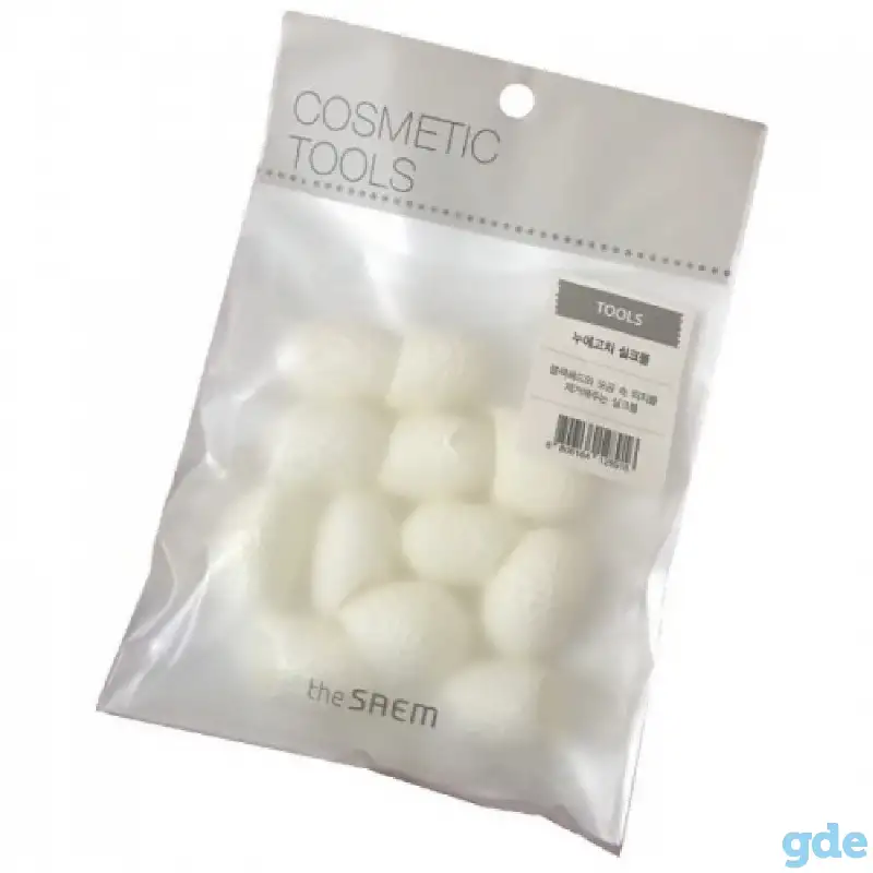 Продам Очищающие шёлковые коконы из Кореи, THE SAEM Cocoon Silk Ball, фотография 1