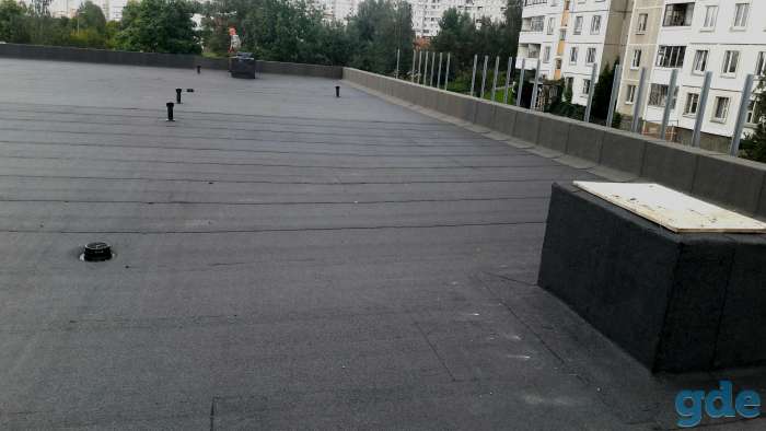 Бригада кровельщиков. Рулонная наплавляемая кровля., фотография 10