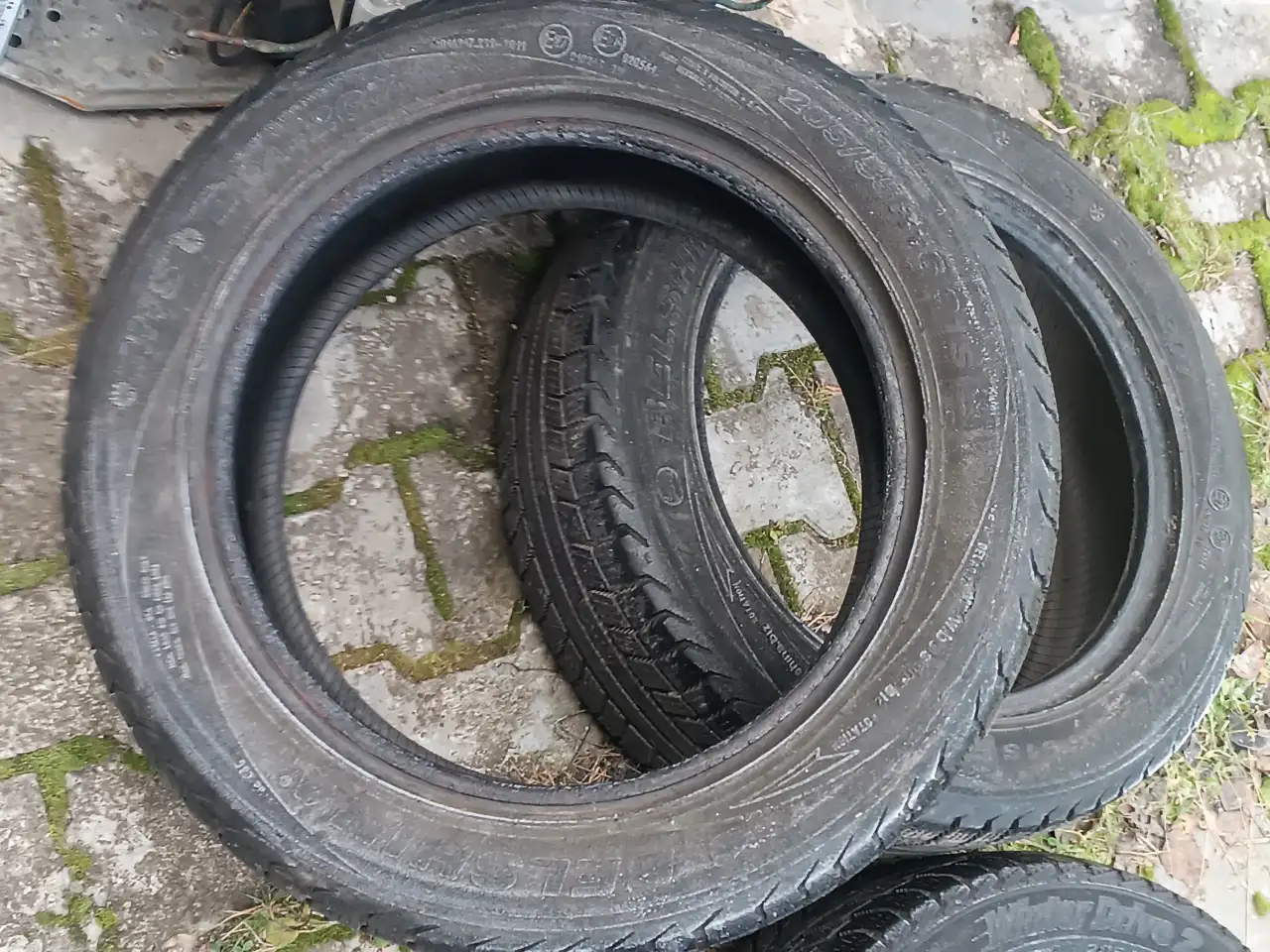 Шины зимние пара 205/55 R16 5-6 мм протектор Белка, фотография 6