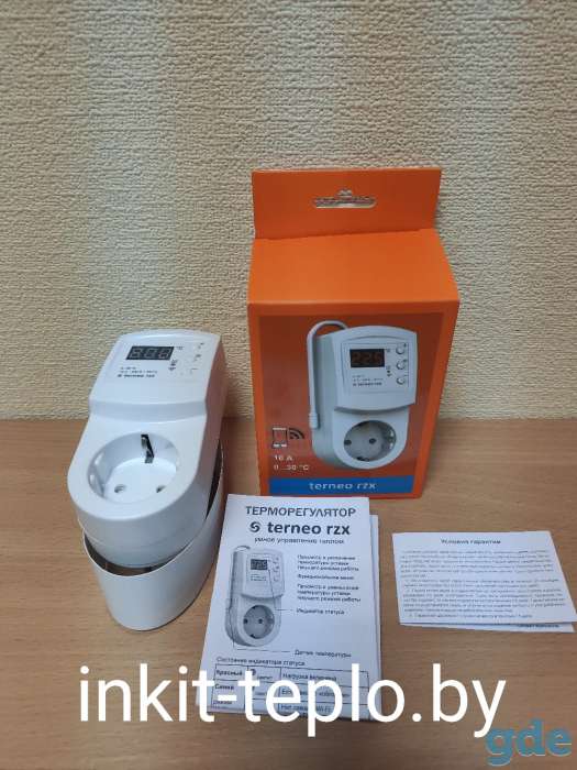 Терморегулятор розеточный WI-FI Terneo rzx, фотография 1