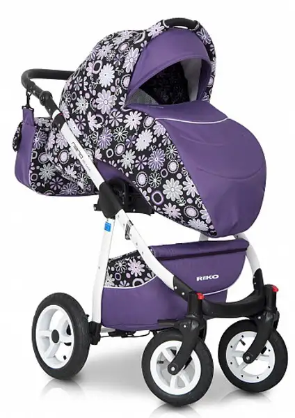 Детская коляска Riko Nano Flowers Collection 2 в 1, фотография 2