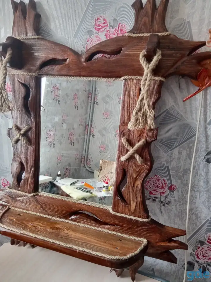 Продам зеркало под старину, фотография 2