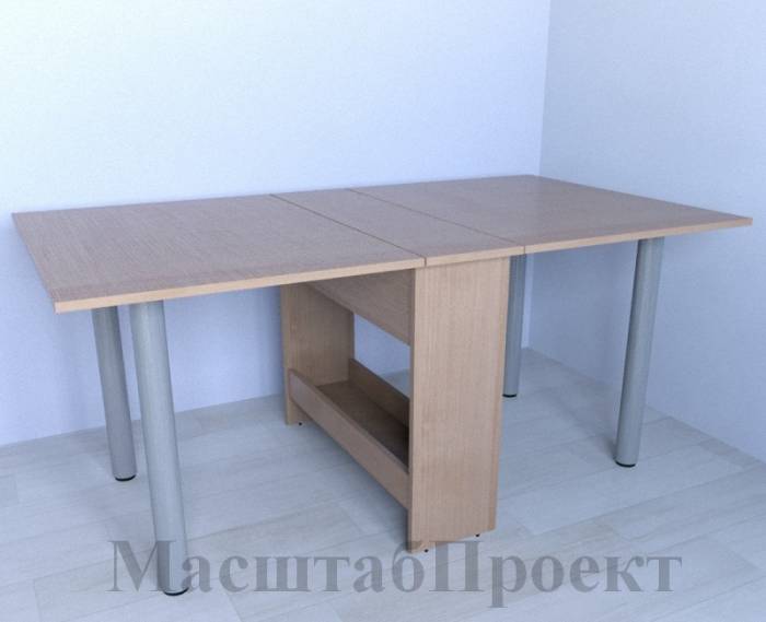 Стол-книга СТТ-04.7 (опора хром) (1700х900х750), фотография 2