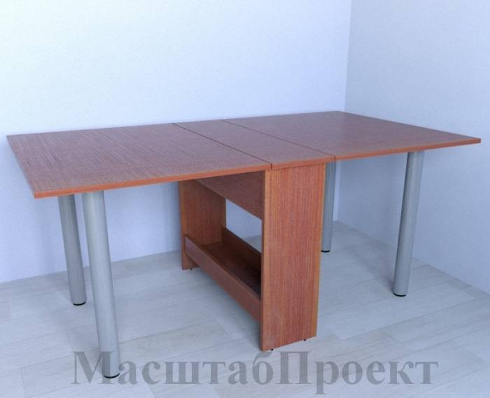 Стол-книга СТТ-04.7 (опора хром) (1700х900х750), фотография 3