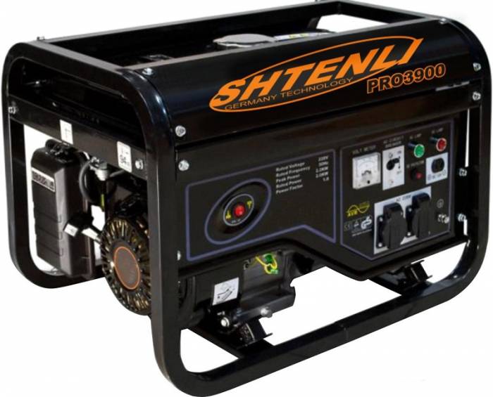 Бензогенератор SHTENLI PRO 3900 (бензиновый генератор, электростанция), фотография 1