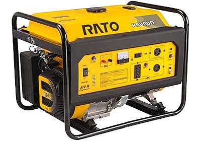 Бензогенератор RATO R6000 (бензиновый генератор, электростанция), фотография 1