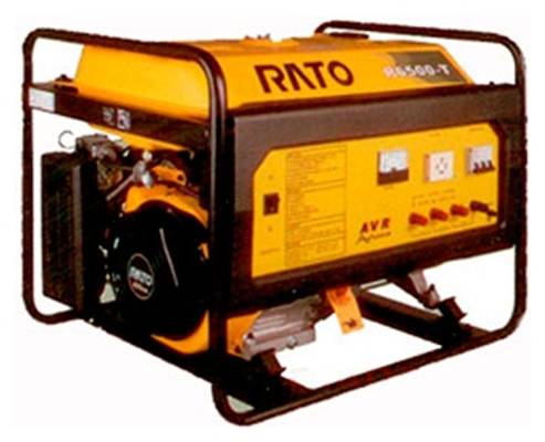 Бензогенератор RATO R6500-T +Подарок (бензиновый генератор, электростанция), фотография 1