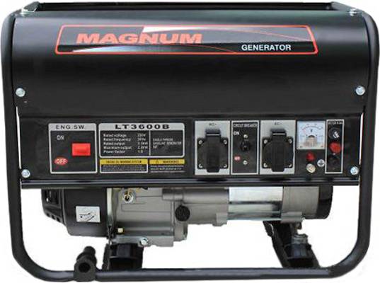 Бензогенератор Magnum LT 3600B (бензиновый генератор, электростанция), фотография 1