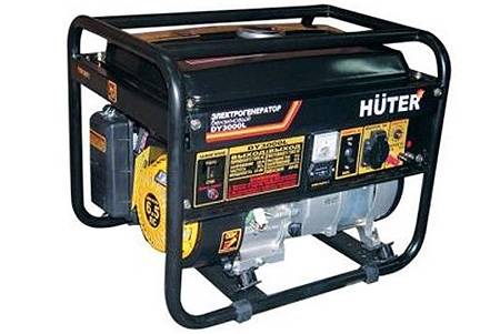 Бензогенератор Huter DY3000L (бензиновый генератор, электростанция), фотография 1