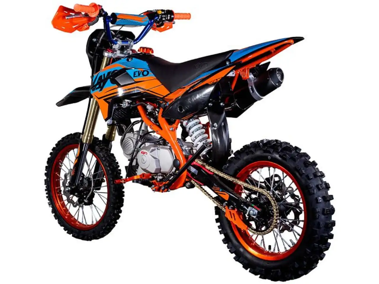 Питбайк kayo evolution yx140em 17/14 krz (механ. сцепл., эл. стартер 2022, фотография 6