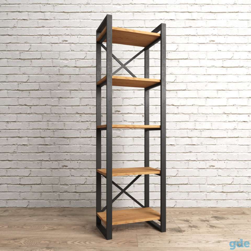 Стеллаж LOFT4YOU артикул №2 (В: 1700 мм, Ш: 500 мм , Г: 340 мм), фотография 1