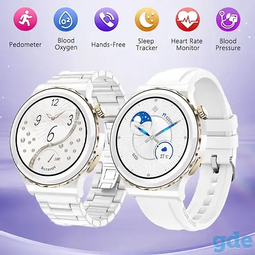 Смарт-часы Huawei Watch GT 3 Pro 43 мм (белый/керамика), фотография 1