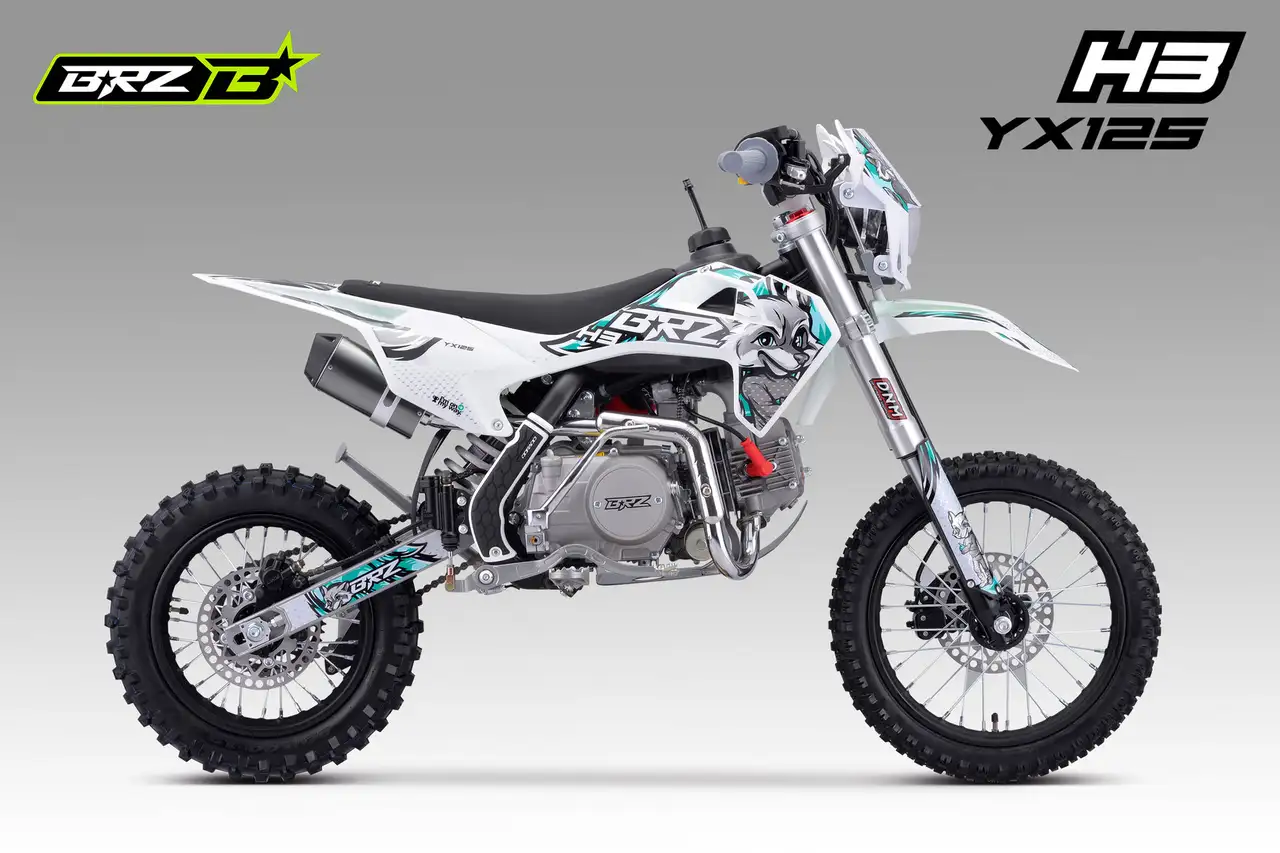 Питбайк brz h3 yx125 14/12, фотография 3