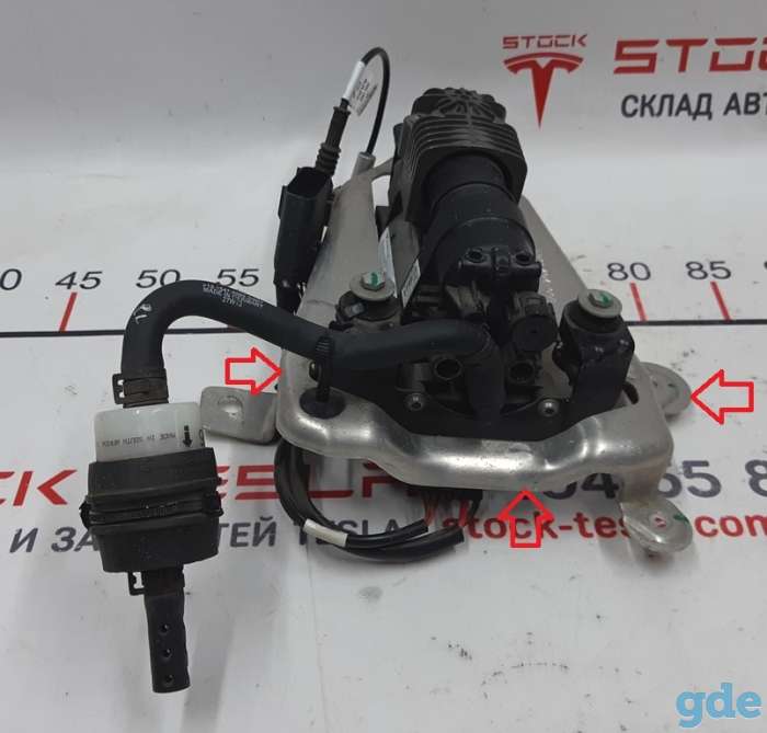 Зап. части для авто Tesla. Кронштейн компрессора (металл) Tesla model SBB AIR SUSP COMPRESSOR BR, фотография 4