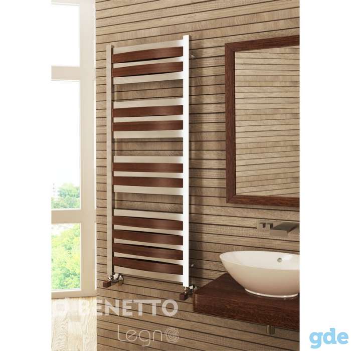 Полотенцесушитель Benetto Лацио Legno П8 450x716, фотография 1