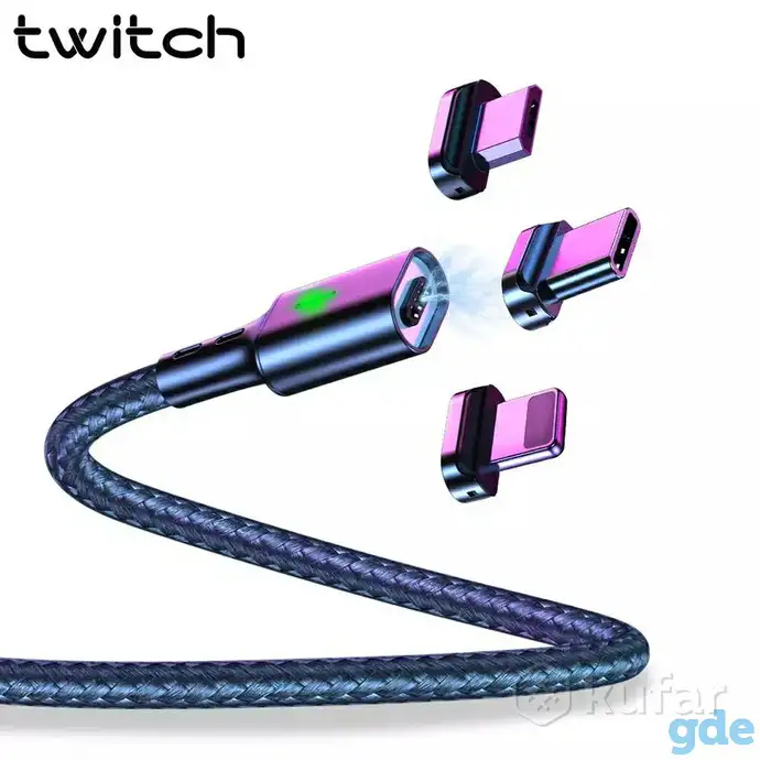 Магнитный кабель Twitch, Micro USB, фотография 1