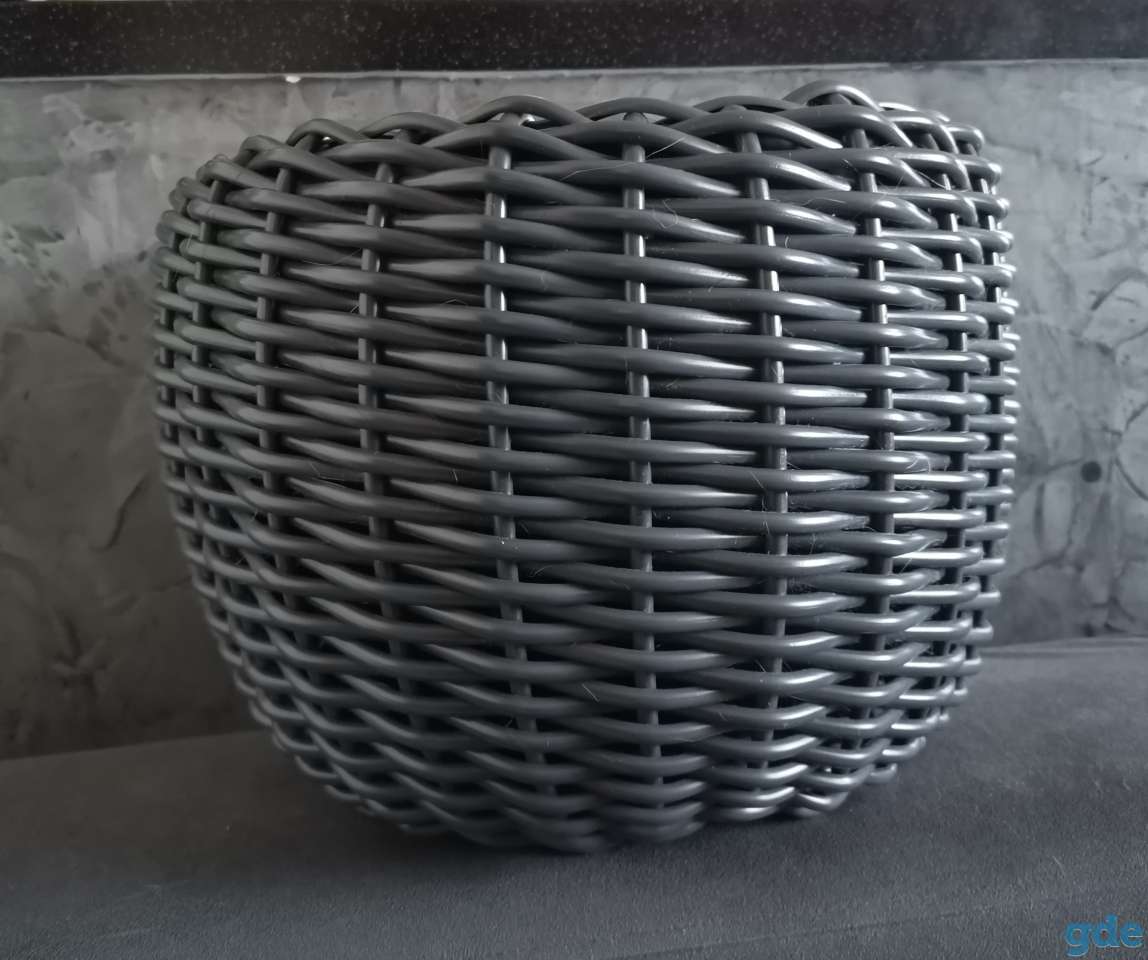 Кашпо из ротанга, фотография 4