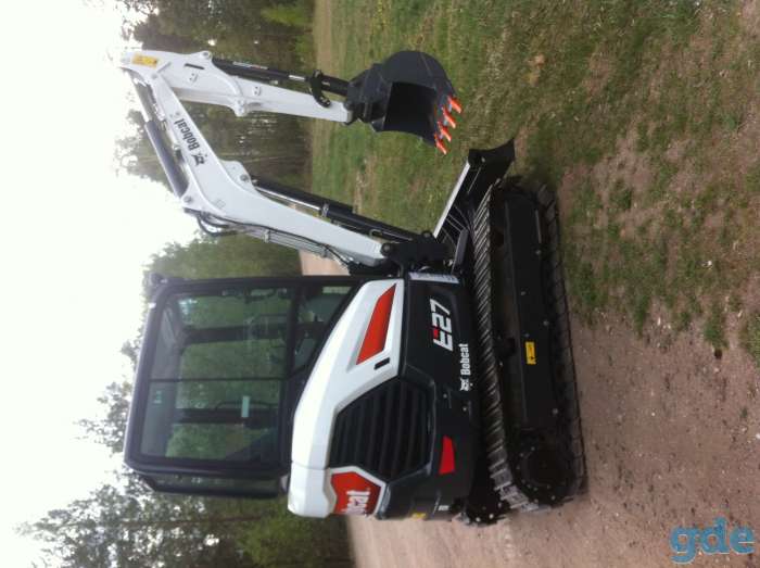 Аренда мини-экскаватора Bobcat e27, фотография 1