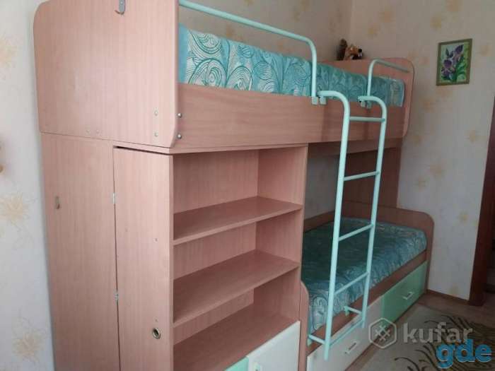 СРОЧНО Двухъярусная кровать с матрасами, фотография 3