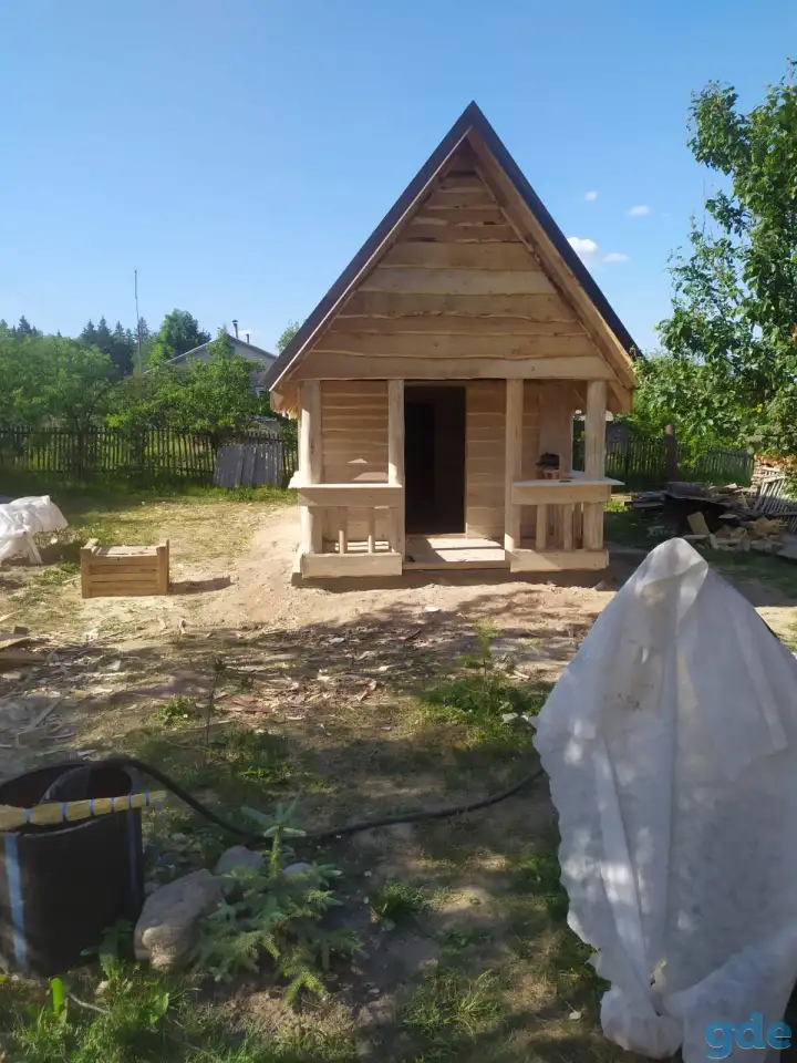 Беседки навесы калитки заборы бани, фотография 9