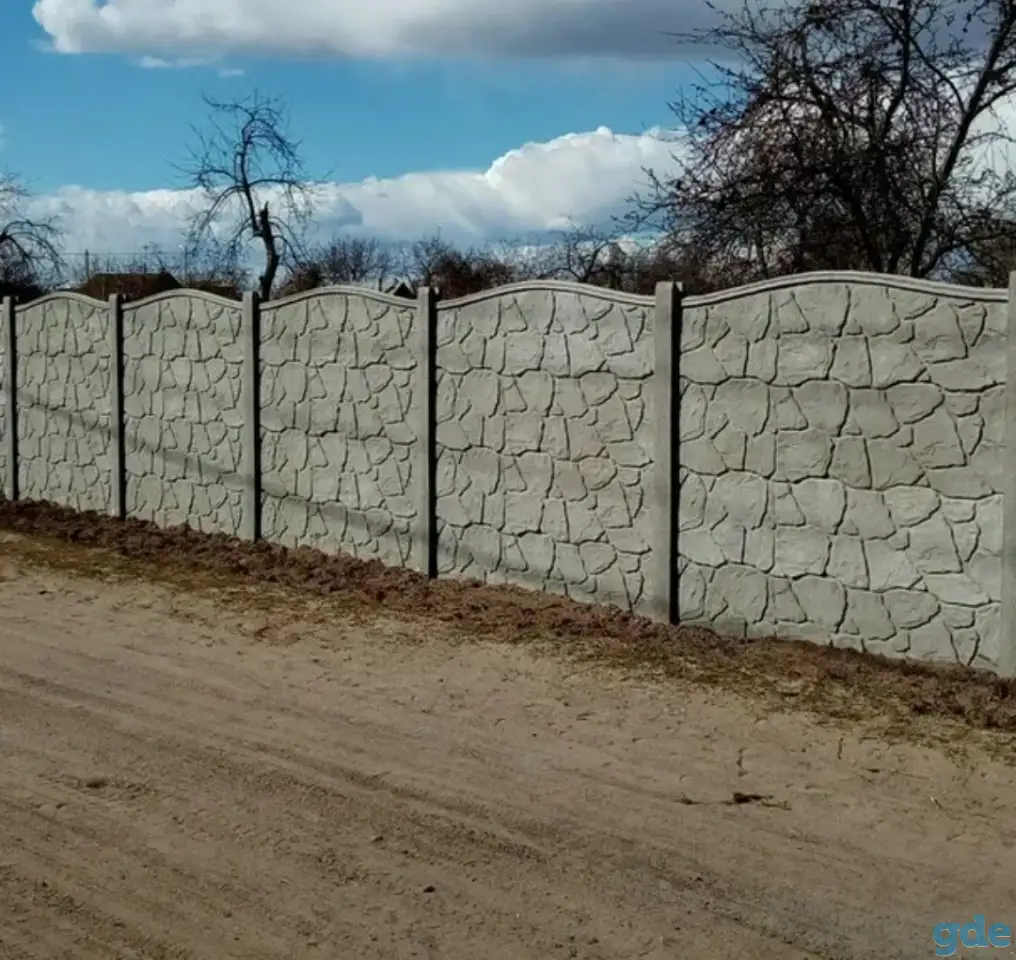 Заборы бетонные, установка и демонтаж, фотография 2