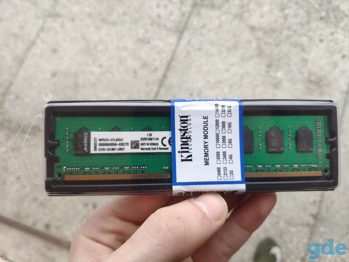 Оперативная память DDR3 4GB 1600MHZ KINGSTON, фотография 1