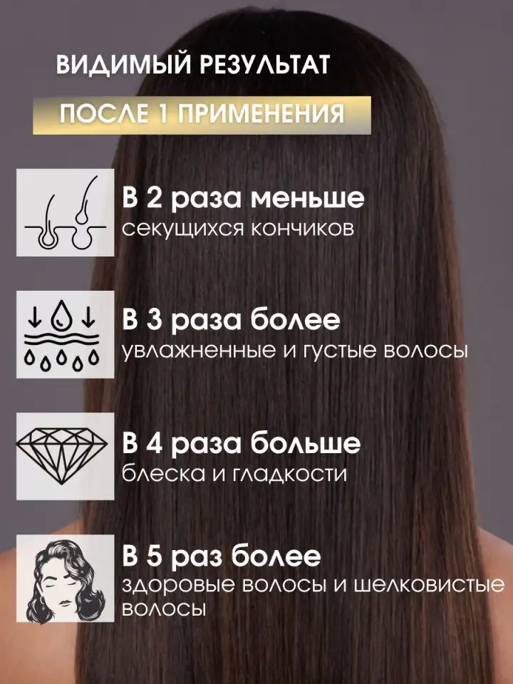 Шампунь для поврежденных волос с кератином, фотография 4