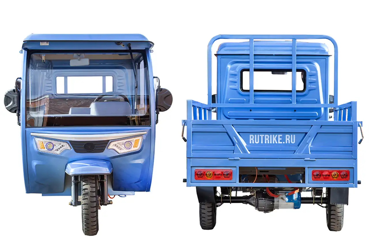 Грузовой электротрицикл rutrike фактор 2600 60v2000w, фотография 4