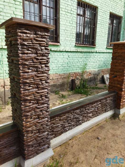 заборы из искуственного камня, фотография 7
