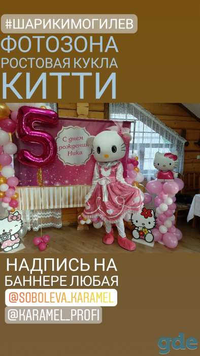 Фотозона с баннером. Любая тематика. Китти.Пеппа. Лол Могилев, фотография 5