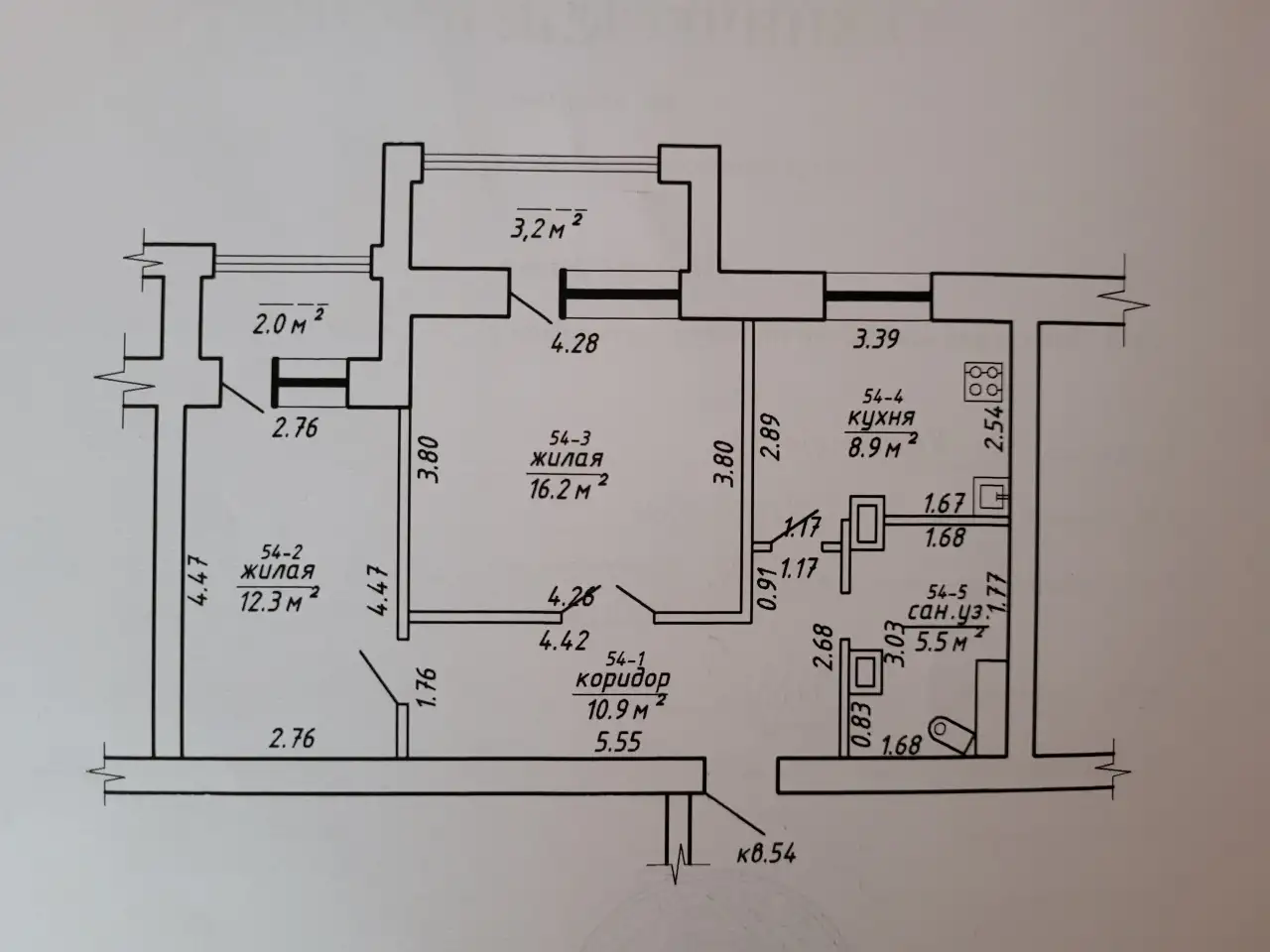 Продам 2-х комнатную квартиру, ул. Шапошника, д.14, фотография 1
