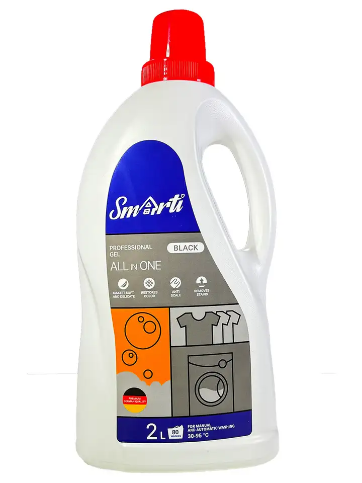Гель для стирки smarti all in one для черного 2л, фотография 1