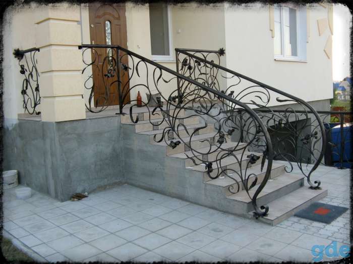 Перила кованые, фотография 4