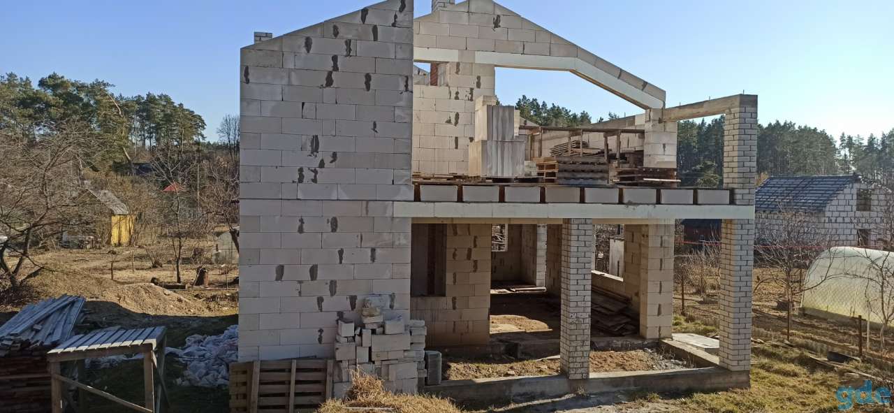 Продам участок с недостроенным домом, фотография 1