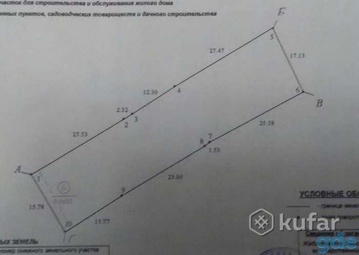Продажа земельного участка, область.,Жабинковский район,г Жабинка,д Курпичи 11, фотография 1